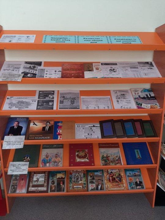 Книжная выставка "Лидер независимой нации", "Люблю тебя мой край родной"