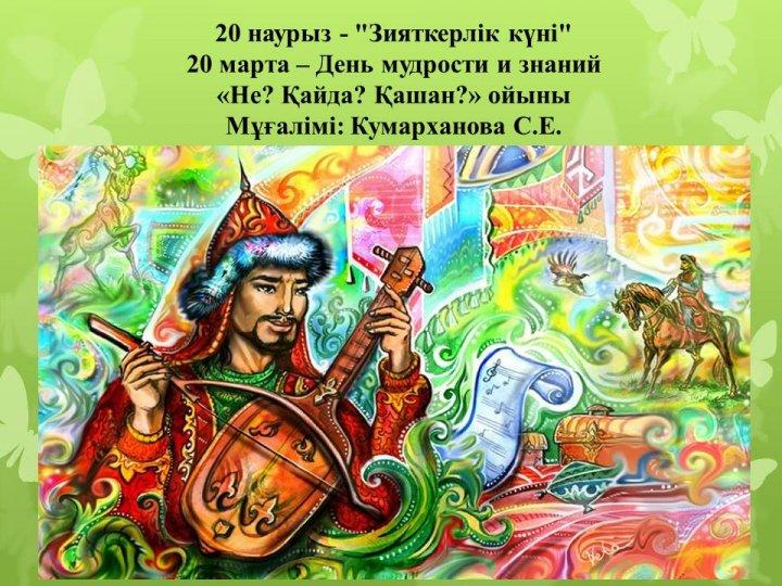 "Не?Қашан?Қайда?" ойыны